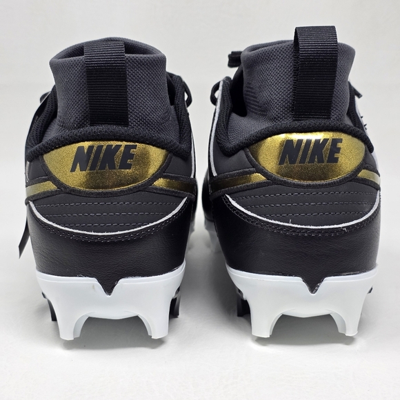 Nike Alpha Menace Dunk Gold Black Men’s Size 8.5 Football Cleats HV6923-001 New main image 10